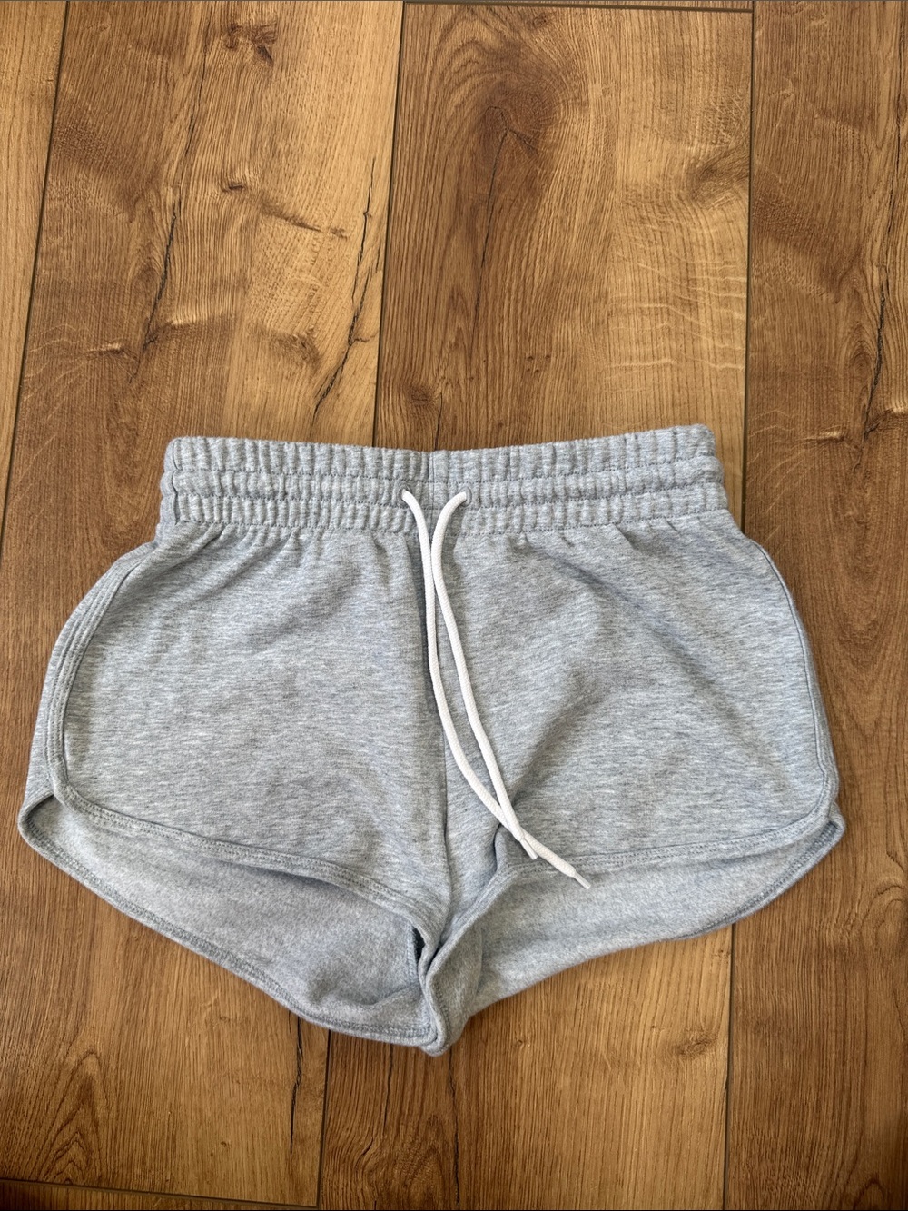 Sunday Best Light Gray Women's Athletic Drawstring Shorts
